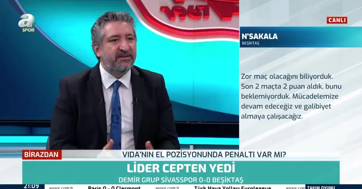 "Beşiktaş yenilmediği için sevinmeli"