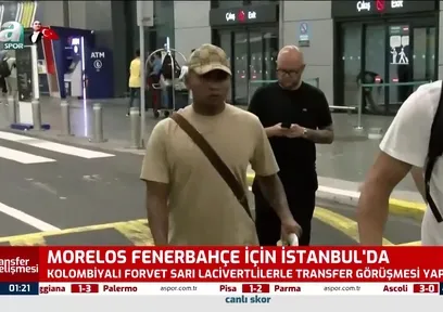Alfredo Morelos, Fenerbahçe için İstanbul'da!