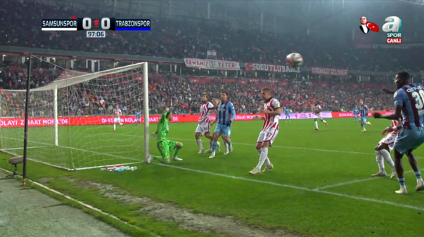 Trabzonspor uzatmalarda gole çok yaklaştı!