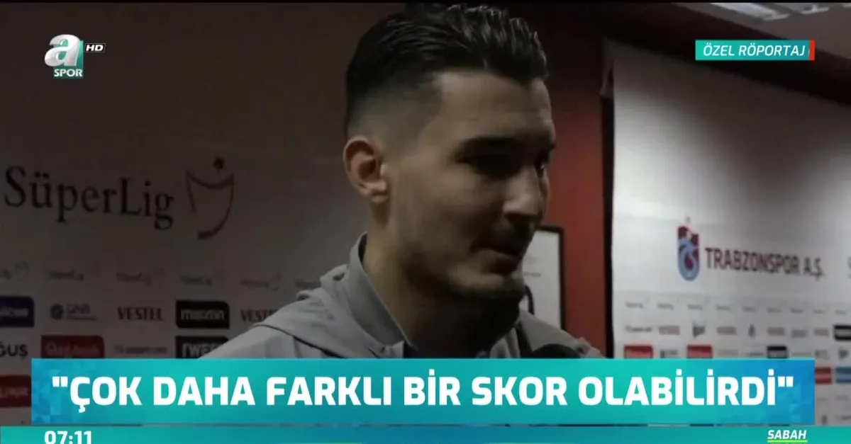 "Çok daha farklı bir skor olabilirdi"