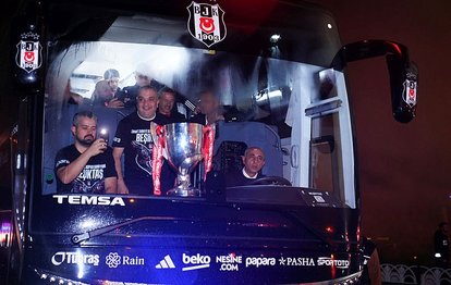 Beşiktaş Nevzat Demir Tesisleri’nde kupa coşkusu!