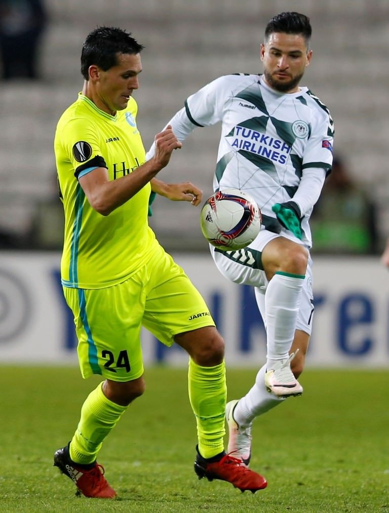 Konyaspor - Gent maçından kareler