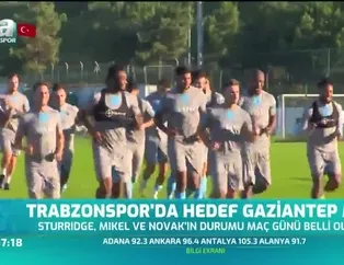 Trabzonspor'da hedef Gaziantep maçı