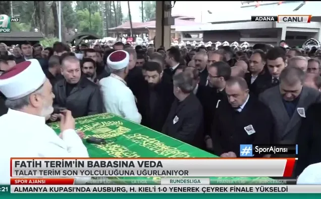 Fatih Terim'in babası Talat Terim son yolcuğuna uğurlandı