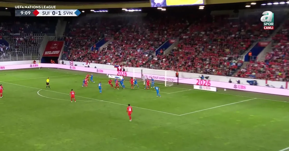 GOL | İsviçre 1-1 Slovenya
