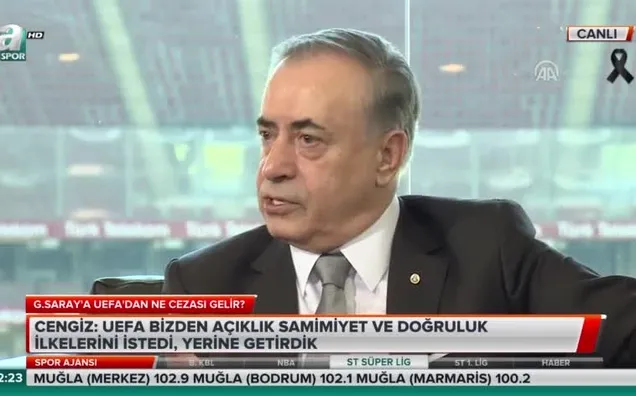 Mustafa Cengiz'den UEFA açıklaması