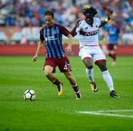 Trabzonspor-Gençlerbirliği karşılaşmasından kareler