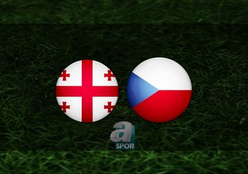 Gürcistan - Çekya maçı saat kaçta?