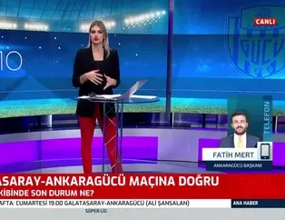 G.Saray - A.Gücü maçı oynanacak mı? Fatih Mert açıkladı