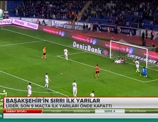 Başakşehir'in sırrı ilk yarılar