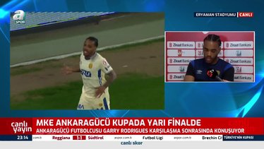 MKE Ankaragücü'nde Garry Rodrigues: Hedefimiz kupayı getirmek!