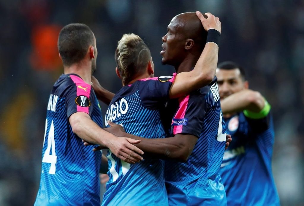 Beşiktaş - Hapoel Beer Sheva maçından kareler