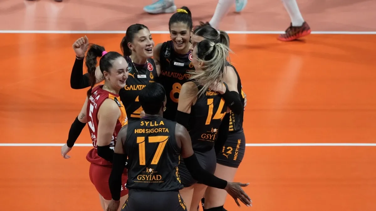 Galatasaray Daikin evinde Nilüfer Belediyespor Eker'i mağlup etti!