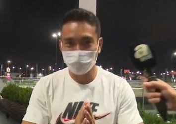 Nagatomo Türkiye'ye böyle veda etti