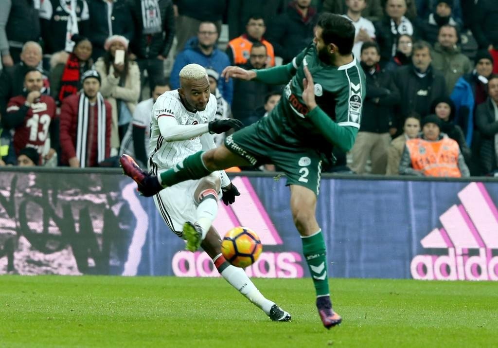 Beşiktaş-Atiker Konyaspor karşılaşmasından kareler
