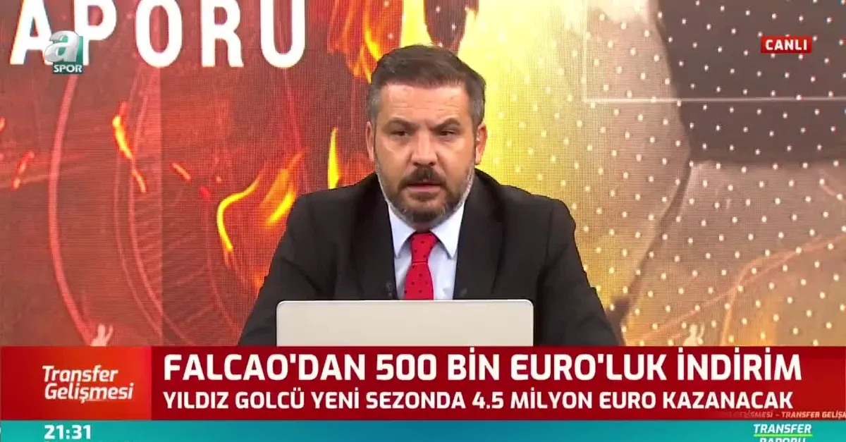 Falcao'dan 500 bin Euro'luk indirim