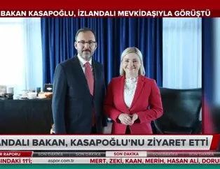 Bakan Kasapoğlu İzlandalı mevkidaşıyla görüştü