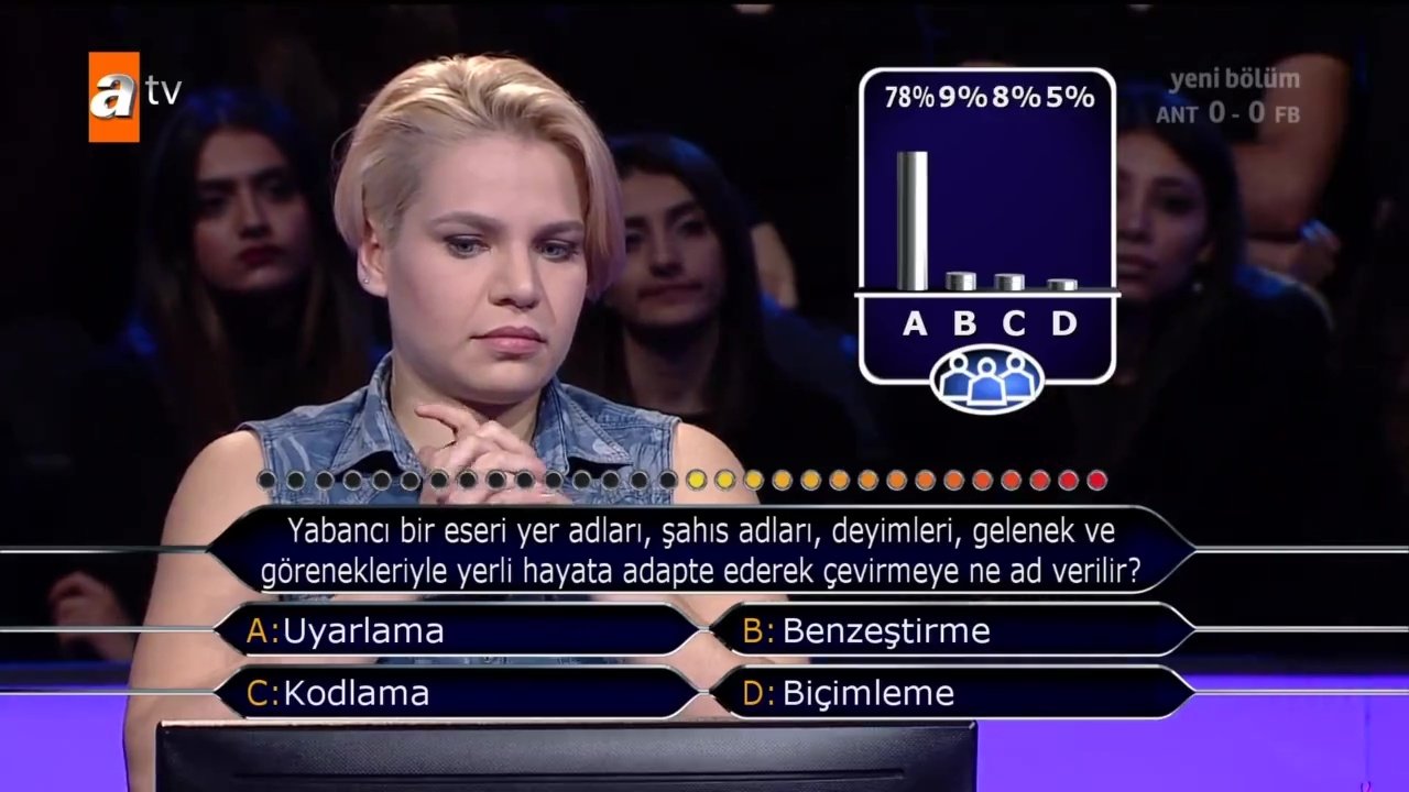 Kim Milyoner Olmak İster 796. bölüm soru ve cevapları | Futbol sorusu geceye damga vurdu