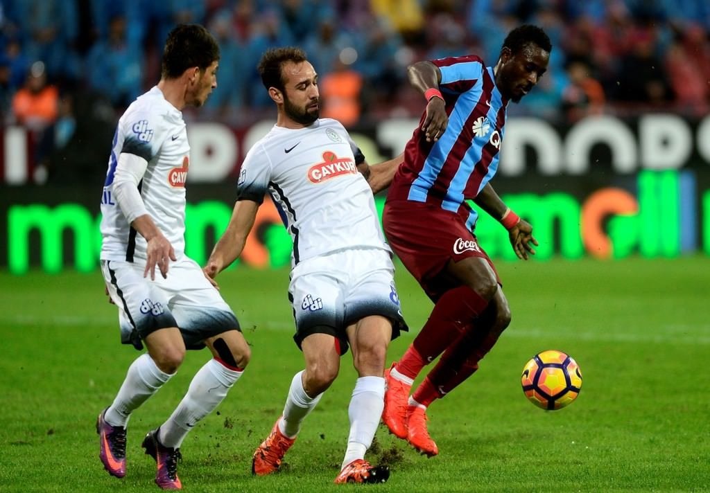 Trabzonspor-Çaykur Rizespor maçından kareler
