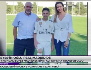 Reyes'in oğlu Real Madrid'de