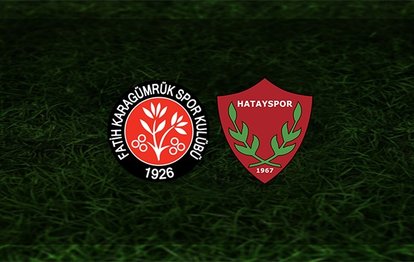 Fatih Karagümrük - Hatayspor maçı ne zaman, saat kaçta ve hangi kanalda? | Süper Lig