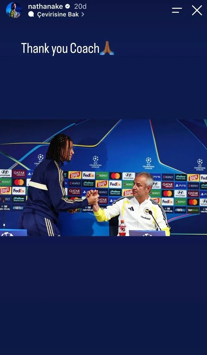 Fenerbahçeli yıldızlardan İsmail Kartal için veda paylaşımı - 1