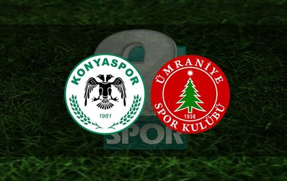 Konyaspor Ümraniyespor maçı CANLI İZLE Konyaspor-Ümraniyespor canlı anlatım