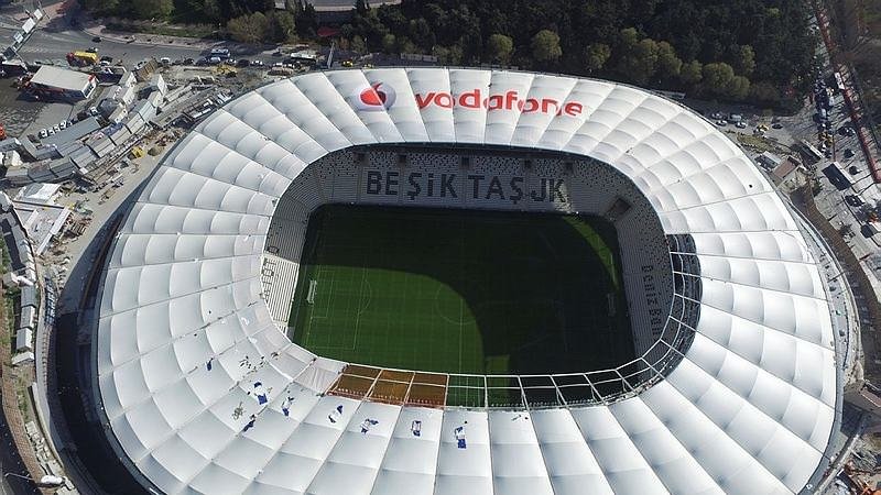 Vodafone Arena’nın son durumu havadan görüntülendi