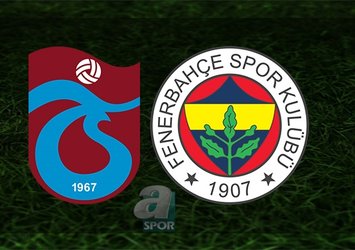 Trabzonspor - Fenerbahçe maçı saat kaçta ve hangi kanalda?