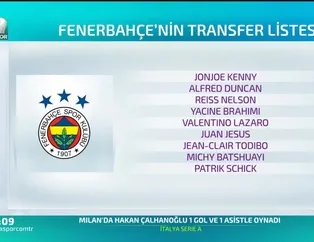 Fenerbahçe'nin transfer havuzu
