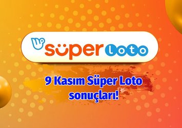 🔥 İşte Süper Loto sonuçları! (9 Kasım)