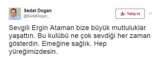 Ergin Ataman gitti sosyal medya sallandı
