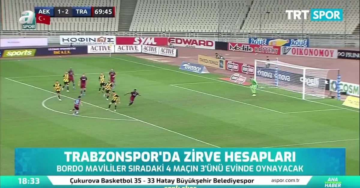Trabzonspor'da zirve hesapları