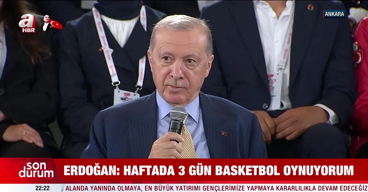 Başkan Erdoğan: Spordan kaçmak olmaz!