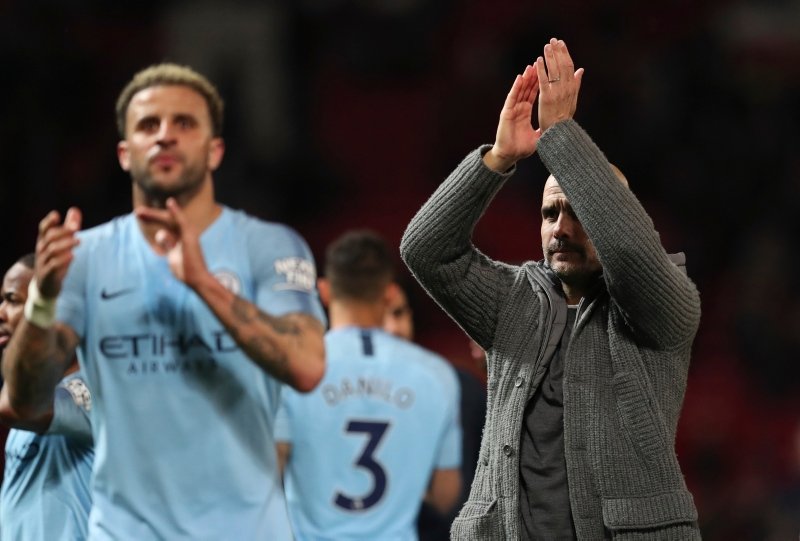 Manchester United - Manchester City maçından kareler...