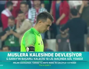 Fernando Muslera kalesinde devleşiyor