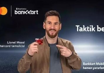 Messi Ziraat Bankası ve Mastercard'ın reklam yüzü oldu