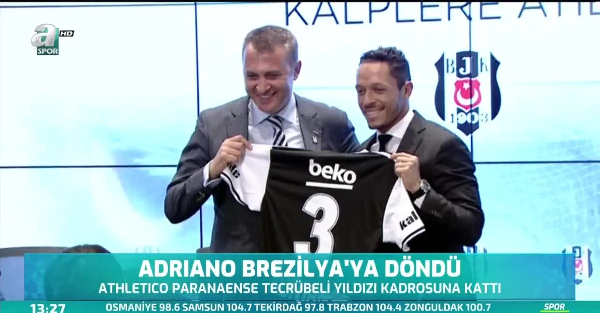 Adriano Brezilya'ya döndü