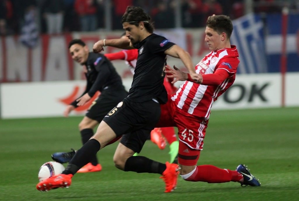 Olympiakos - Osmanlıspor karşılaşmasından kareler