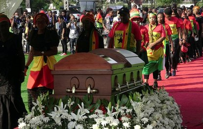 Christian Atsu’nun Gana’da cenaze töreni yapıldı