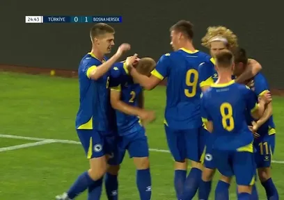 GOL | Türkiye U21 0-1 Bosna Hersek U21
