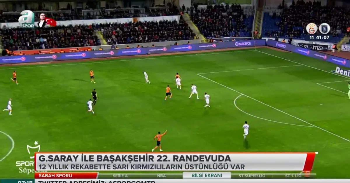 Galatasaray ile Başakşehir 22. randevuda