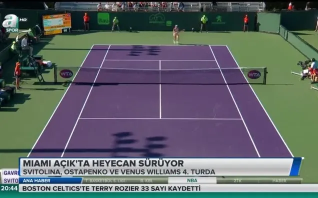 Miami Açık'ta heyecan sürüyor
