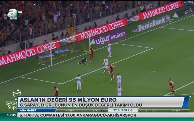 Galatasaray'ın değeri 95 milyon euro