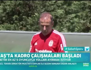 Beşiktaş'ta kadro çalışmaları başladı
