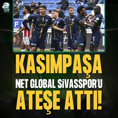 Kasımpaşa 3-1 Net Global Sivasspor MAÇ SONUCU-ÖZET