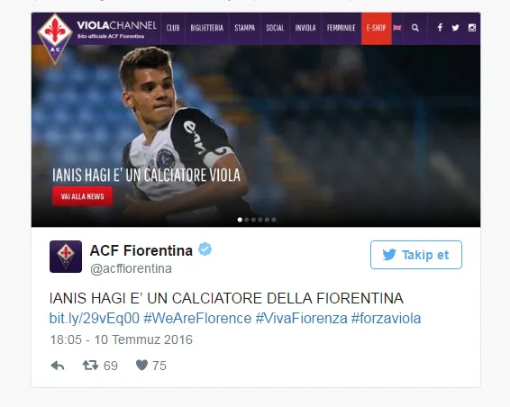 Hagi'nin oğlu lanis Hagi Fiorentina'da! - 1