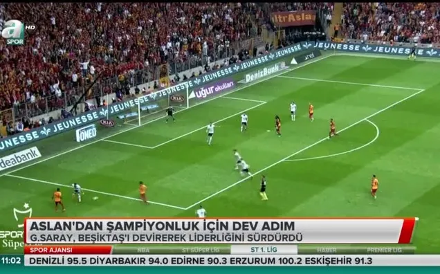 Aslan'dan şampiyonluk için dev adım
