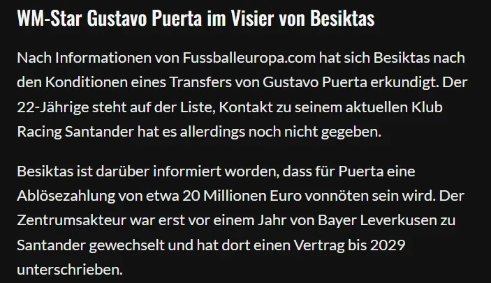 Beşiktaş'tan orta sahaya 10+4 hamlesi! Dünya Kupası performansıyla adından söz ettirmişti - 1