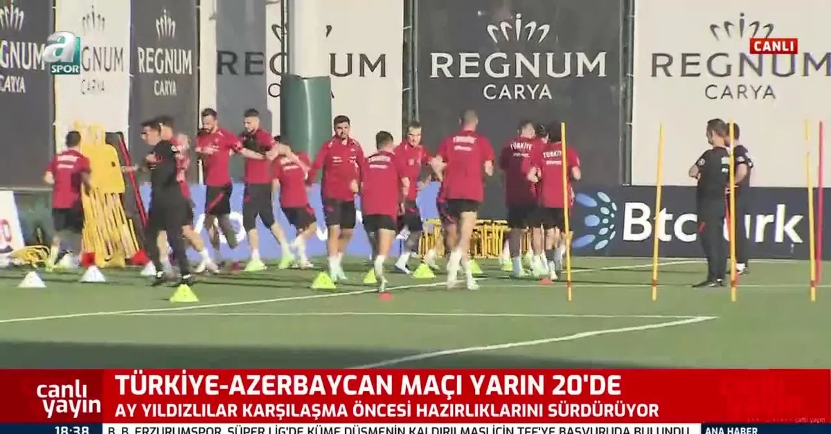 A Milli Takım Azerbaycan maçına hazır!